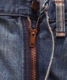 画像9: 70's MAVERICK COTTON BROKEN DENIM 5-POCKET PANTS 【SIZE : W30 x L28.5 程度】 (9)