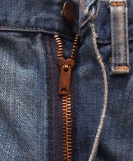 画像9: 70's MAVERICK COTTON BROKEN DENIM 5-POCKET PANTS 【SIZE : W30 x L28.5 程度】 (9)