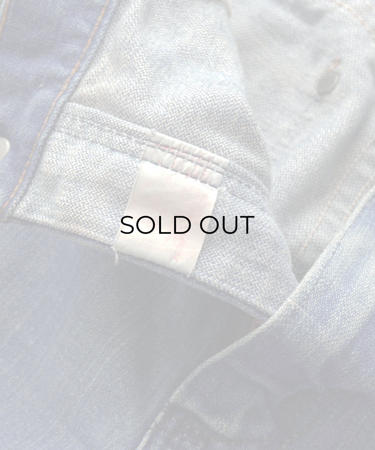 画像8: 70's MAVERICK COTTON BROKEN DENIM 5-POCKET PANTS 【SIZE : W30 x L28.5 程度】 (8)