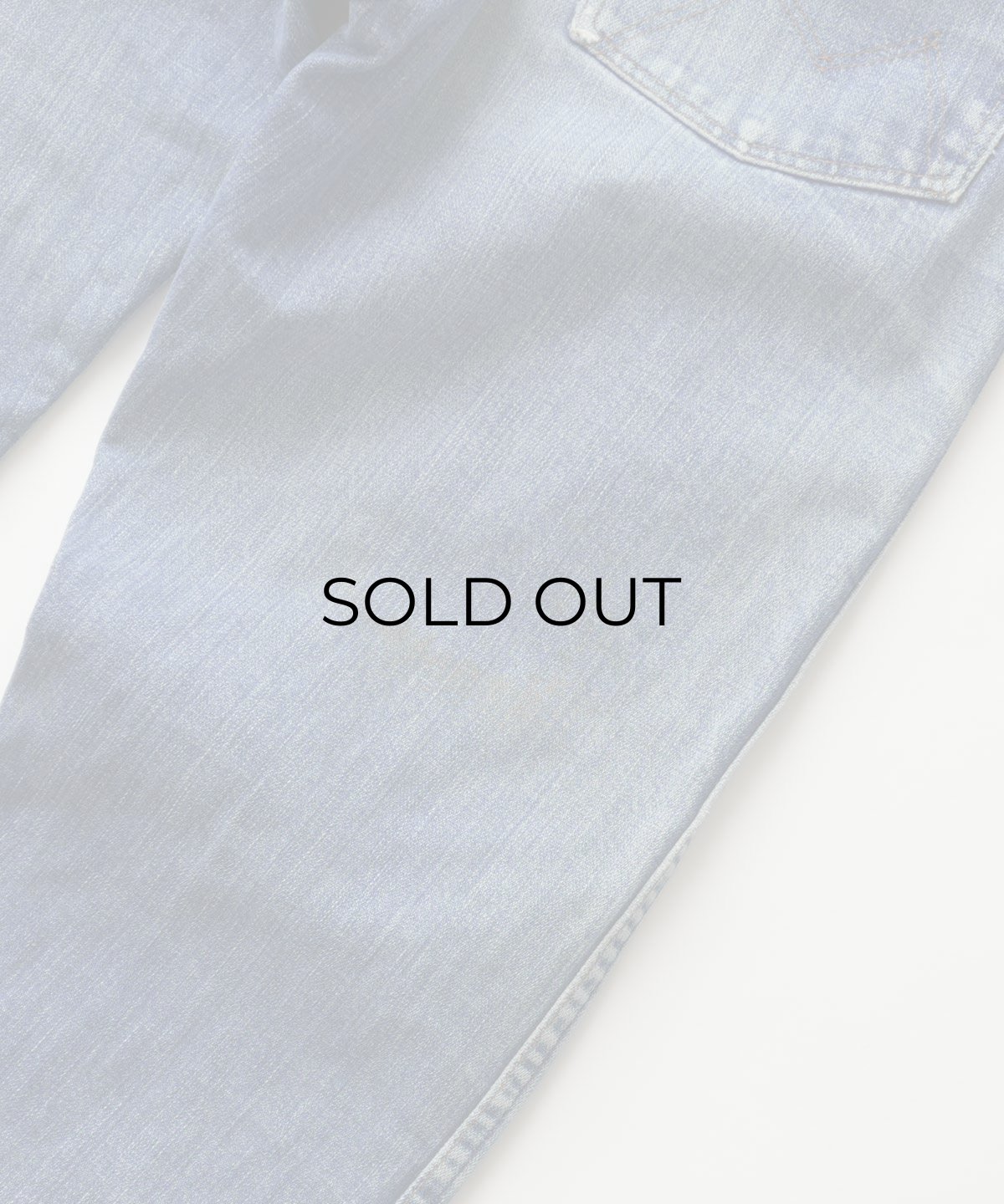 画像18: 70's MAVERICK COTTON BROKEN DENIM 5-POCKET PANTS 【SIZE : W30 x L28.5 程度】 (18)