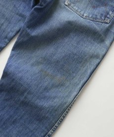 画像18: 70's MAVERICK COTTON BROKEN DENIM 5-POCKET PANTS 【SIZE : W30 x L28.5 程度】 (18)