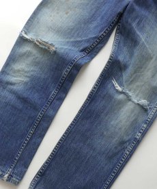 画像14: 70's MAVERICK COTTON BROKEN DENIM 5-POCKET PANTS 【SIZE : W30 x L28.5 程度】 (14)