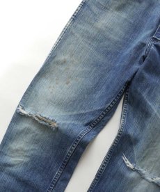 画像13: 70's MAVERICK COTTON BROKEN DENIM 5-POCKET PANTS 【SIZE : W30 x L28.5 程度】 (13)