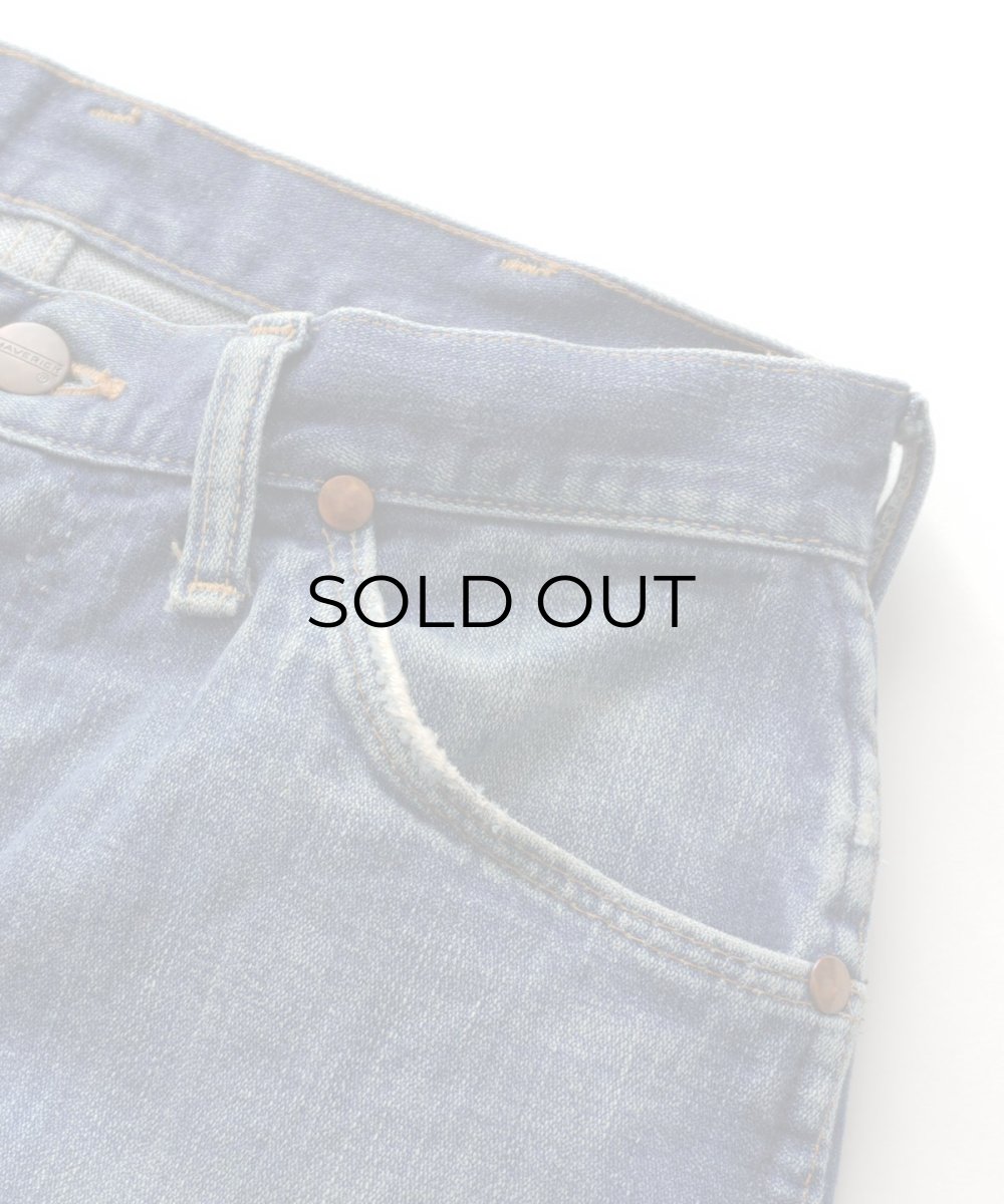画像12: 70's MAVERICK COTTON BROKEN DENIM 5-POCKET PANTS 【SIZE : W30 x L28.5 程度】 (12)