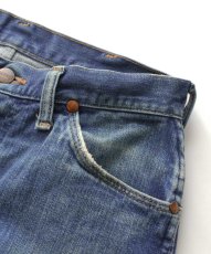 画像12: 70's MAVERICK COTTON BROKEN DENIM 5-POCKET PANTS 【SIZE : W30 x L28.5 程度】 (12)