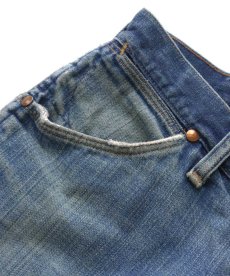 画像11: 70's MAVERICK COTTON BROKEN DENIM 5-POCKET PANTS 【SIZE : W30 x L28.5 程度】 (11)