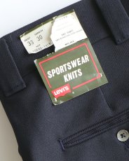 画像8: 〜80's LEVI'S "SPORTSWEAR KNITS" POLYESTER FLARE PANTS "DEADSTOCK" 【SIZE : W33 x L30 程度】 (8)
