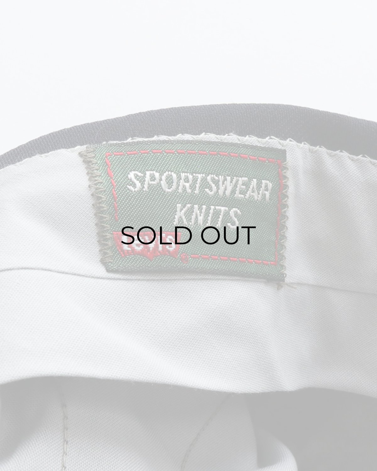 画像9: 〜80's LEVI'S "SPORTSWEAR KNITS" POLYESTER FLARE PANTS "DEADSTOCK" 【SIZE : W33 x L30 程度】 (9)