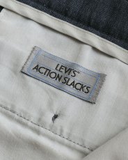 画像7: 〜90's LEVI'S "ACTION SLACKS" POLYESTER SLACKS "MADE IN USA" 【SIZE : W38 x L28.5 程度】 (7)