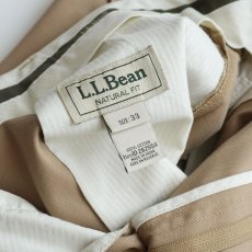 画像7: L.L. Bean COTTON TWILL TUCK PANTS【W34 x L31 程度】 (7)