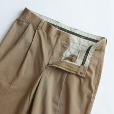 画像4: L.L. Bean COTTON TWILL TUCK PANTS【W34 x L31 程度】 (4)
