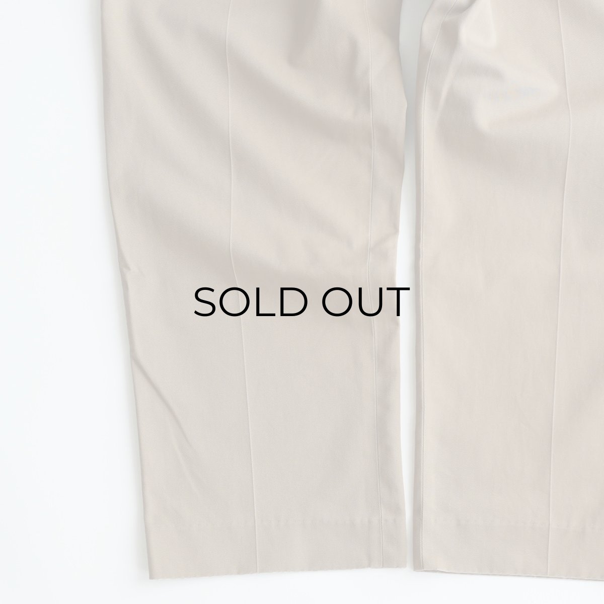 画像5: L.L. Bean COTTON TWILL TUCK PANTS【W34 x L31 程度】 (5)