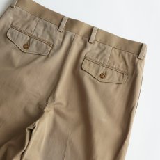 画像6: L.L. Bean COTTON TWILL TUCK PANTS【W34 x L31 程度】 (6)