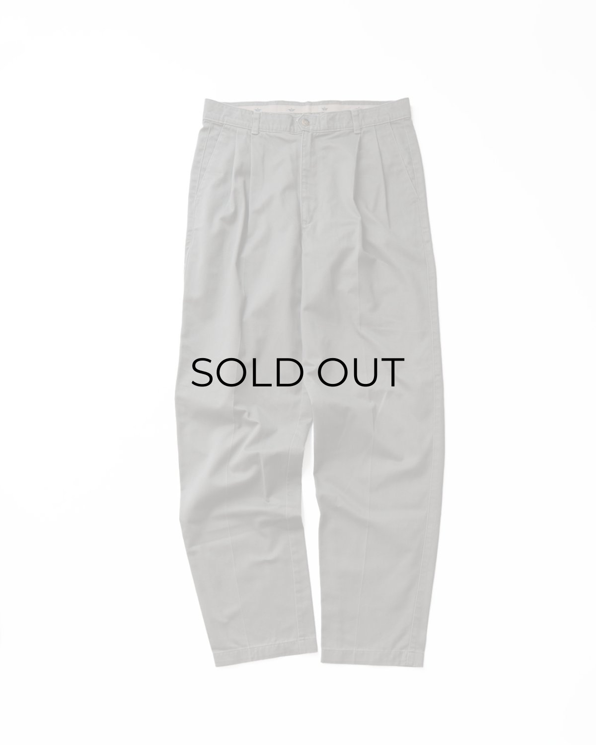 画像1: 〜00's DOCKERS COTTON TWILL TUCK PANTS【W34 x L33.5 程度】 (1)