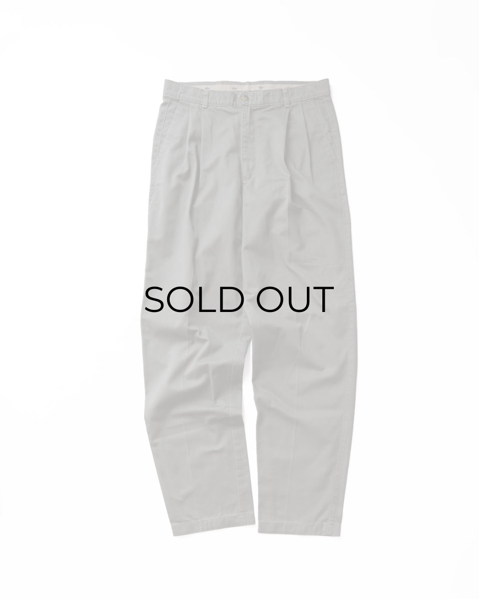 画像1: 〜00's DOCKERS COTTON TWILL TUCK PANTS【W34 x L33.5 程度】 (1)