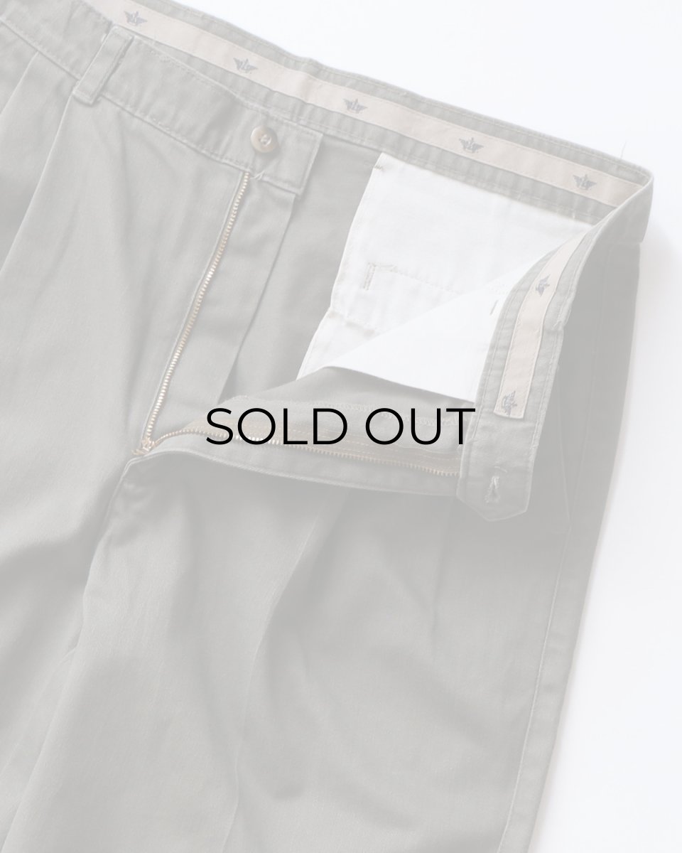 画像3: 〜00's DOCKERS COTTON TWILL TUCK PANTS【W34 x L33.5 程度】 (3)