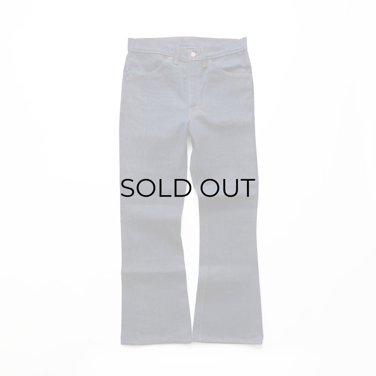画像1: 70's SEARS "The Mens Store" DENIM FLAIR PANTS "DEADSTOCK"【W32 x L31 程度】 (1)