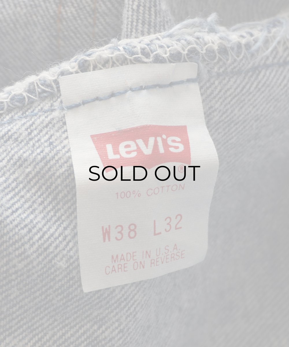 画像9: LEVI'S 501 DENIM PANTS "made in USA" "MINT CONDITION" 【W38 x L32 程度】 (9)
