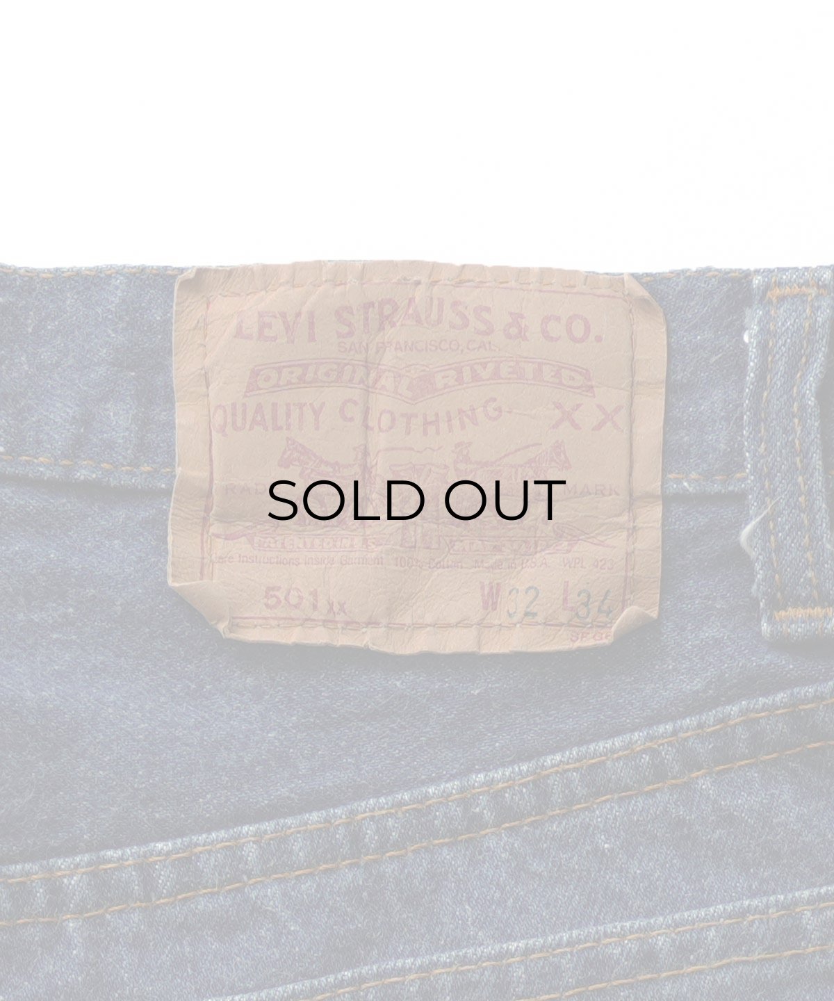 画像7: LEVI'S 501 DENIM PANTS "made in USA" 【W32 x L31 程度】 (7)
