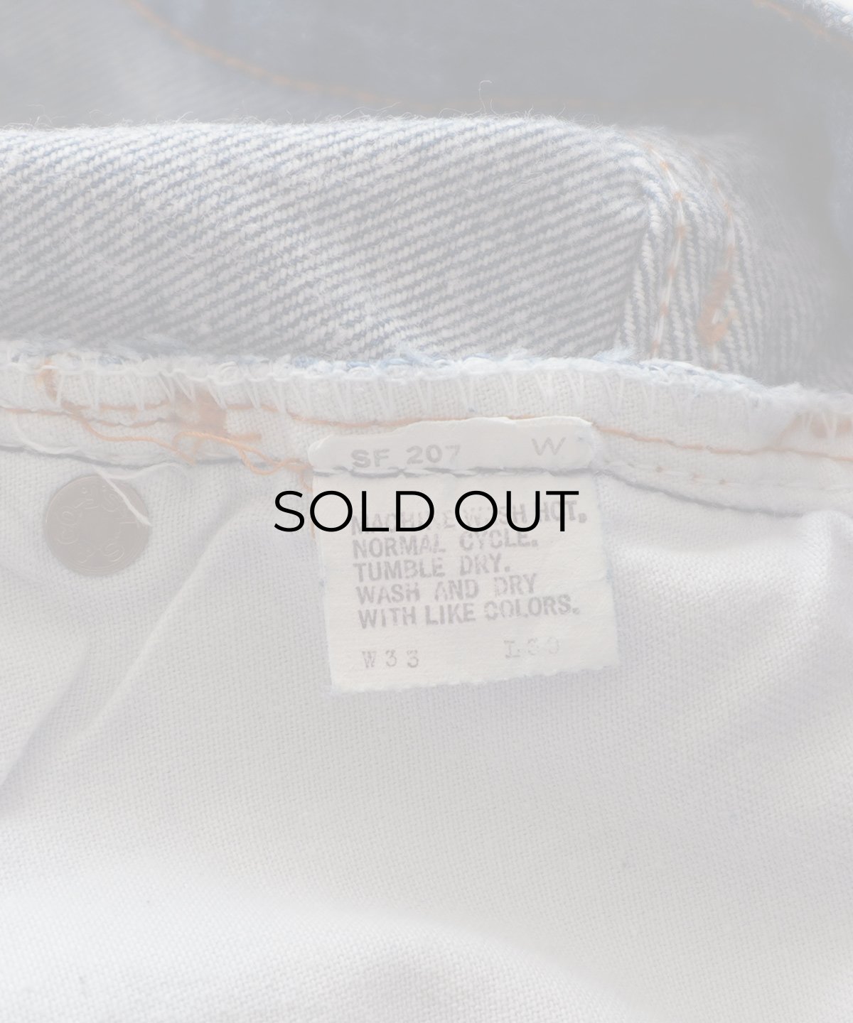 画像10: LEVI'S 501 DENIM PANTS "made in USA" 【W33 x L30 程度】 (10)