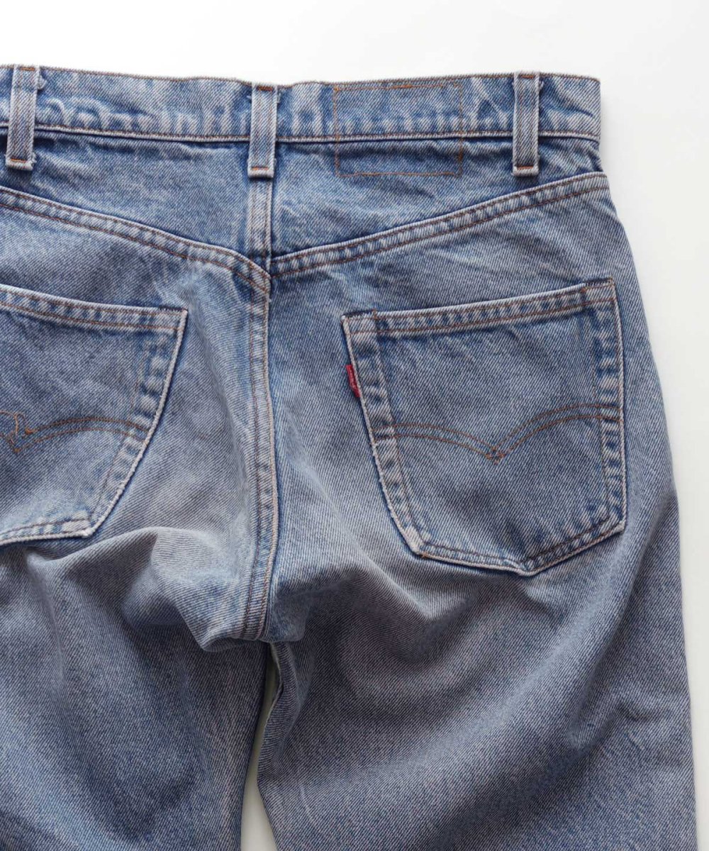 画像6: 80's LEVI'S 505 DENIM PANTS "INSEAM SINGLE" "BLACK BARTACK" "made in USA" 【W30 x L33 程度】 (6)