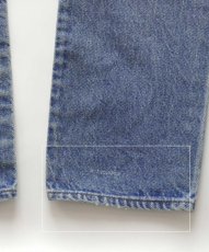 画像16: 80's LEVI'S 505 DENIM PANTS "INSEAM SINGLE" "BLACK BARTACK" "made in USA" 【W30 x L33 程度】 (16)