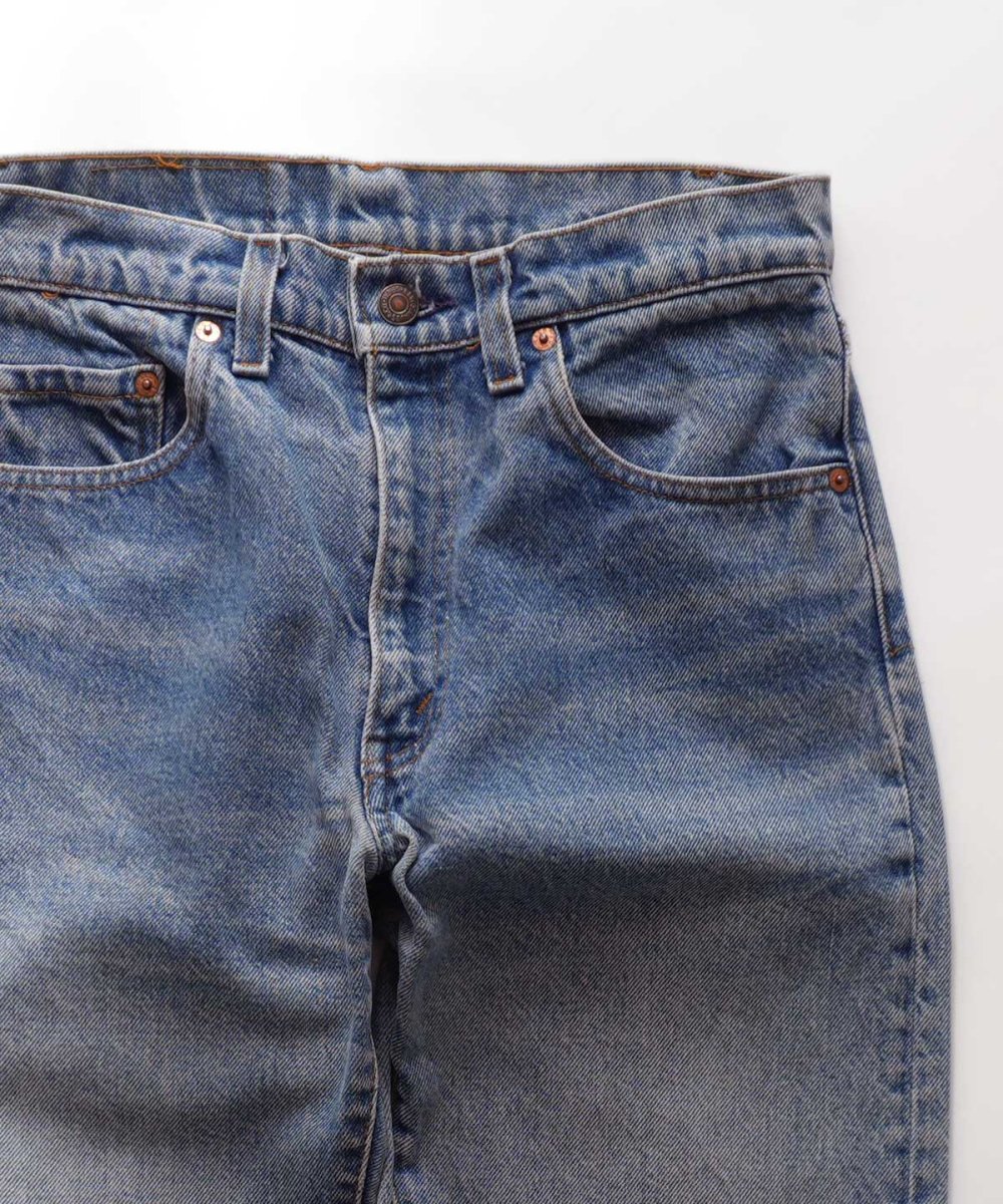 画像3: 80's LEVI'S 505 DENIM PANTS "INSEAM SINGLE" "BLACK BARTACK" "made in USA" 【W30 x L33 程度】 (3)