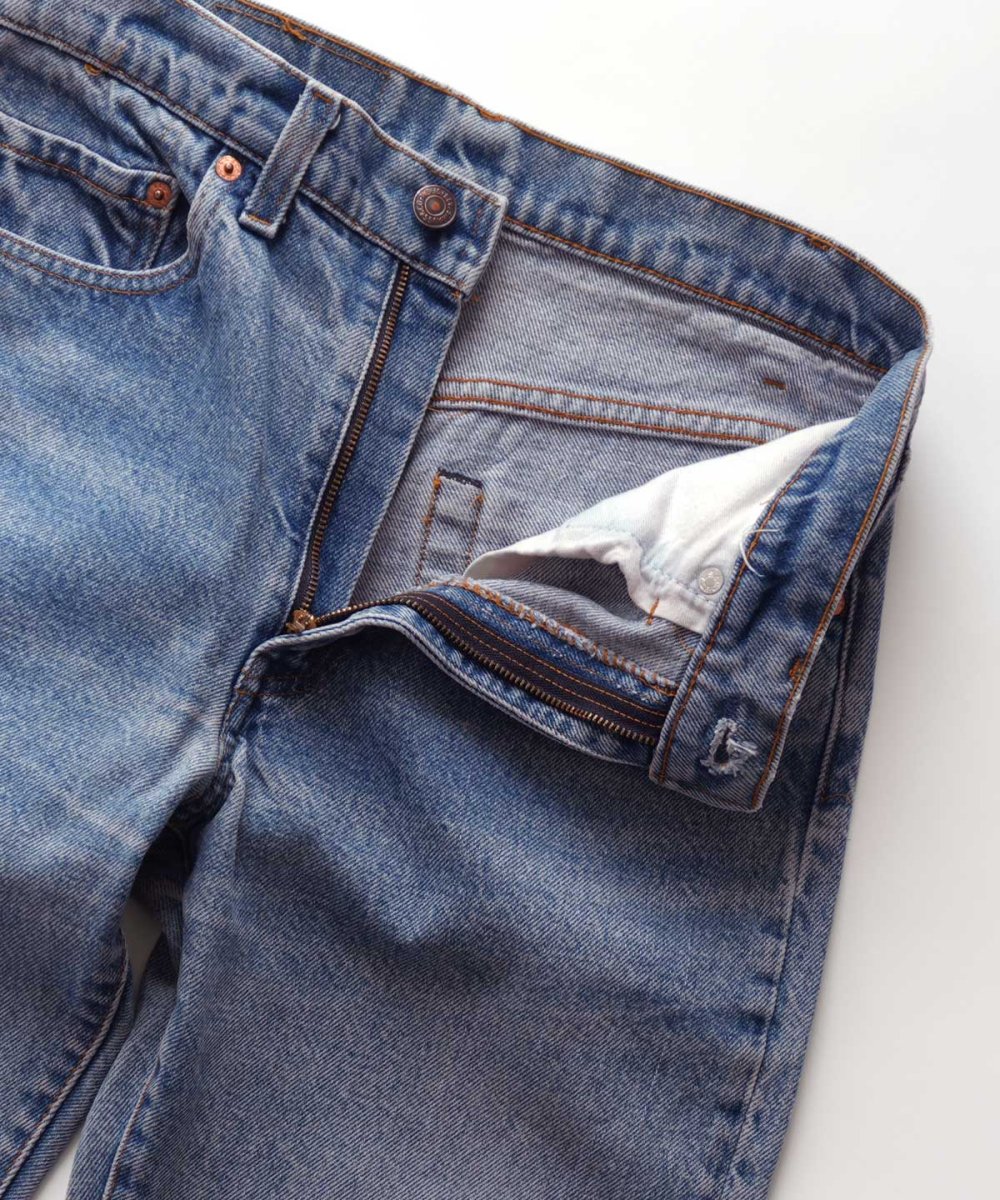 画像4: 80's LEVI'S 505 DENIM PANTS "INSEAM SINGLE" "BLACK BARTACK" "made in USA" 【W30 x L33 程度】 (4)