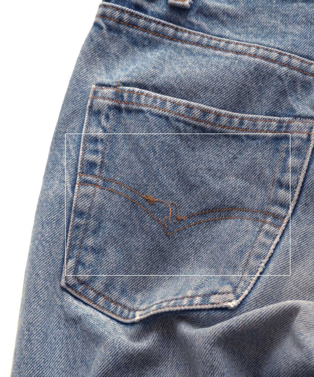 画像17: 80's LEVI'S 505 DENIM PANTS "INSEAM SINGLE" "BLACK BARTACK" "made in USA" 【W30 x L33 程度】 (17)