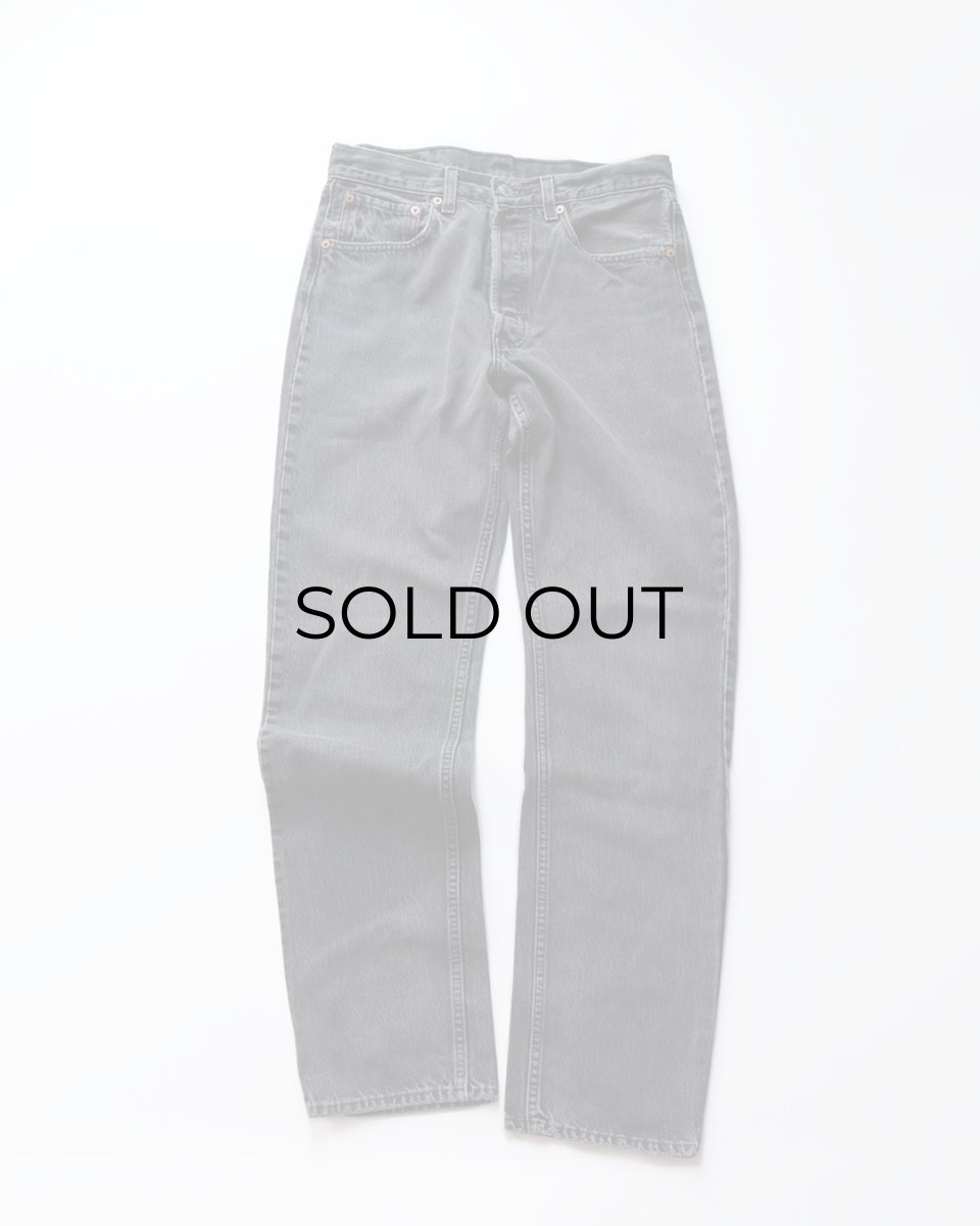 画像1: LEVI'S 501 BLACK DENIM PANTS "made in USA" 【W31 x L33 程度】 (1)