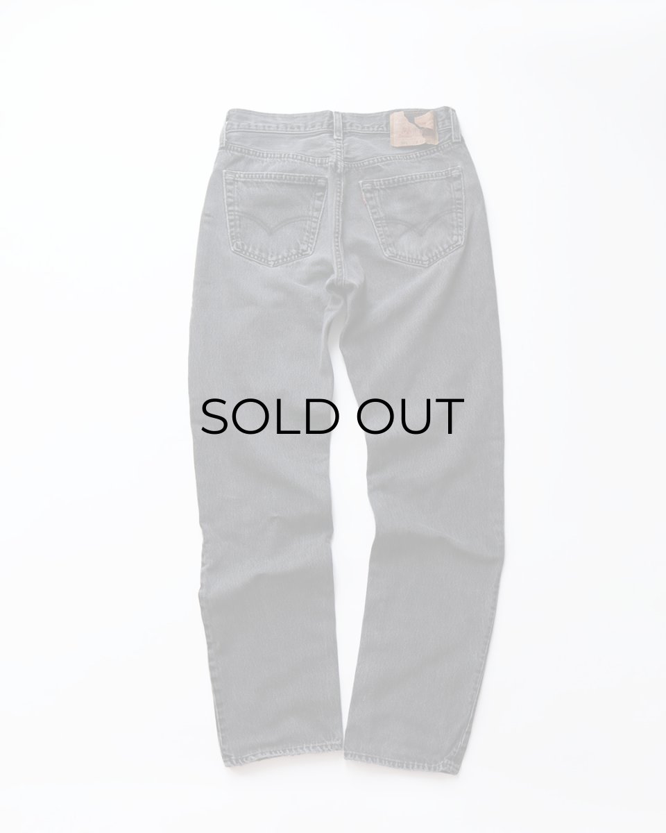画像2: LEVI'S 501 BLACK DENIM PANTS "made in USA" 【W31 x L33 程度】 (2)
