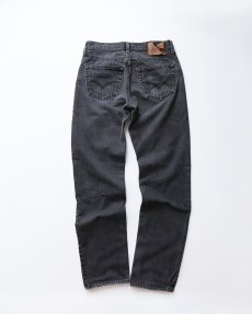 画像2: LEVI'S 501 BLACK DENIM PANTS "made in USA" 【W31 x L33 程度】 (2)