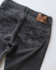 画像5: LEVI'S 501 BLACK DENIM PANTS "made in USA" 【W31 x L33 程度】 (5)