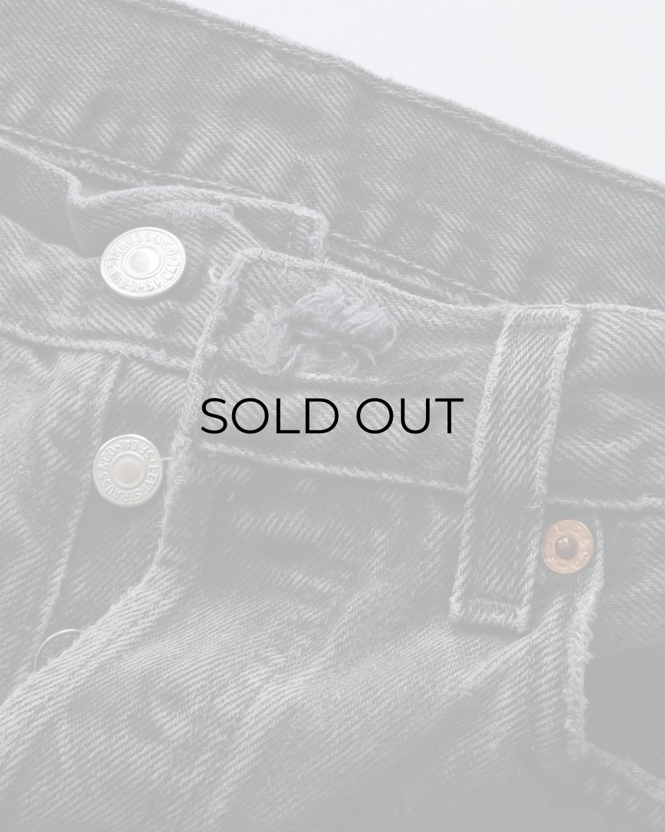 画像9: LEVI'S 501 BLACK DENIM PANTS "made in USA" 【W31 x L33 程度】 (9)