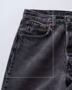 画像11: LEVI'S 501 BLACK DENIM PANTS "made in USA" 【W31 x L33 程度】 (11)