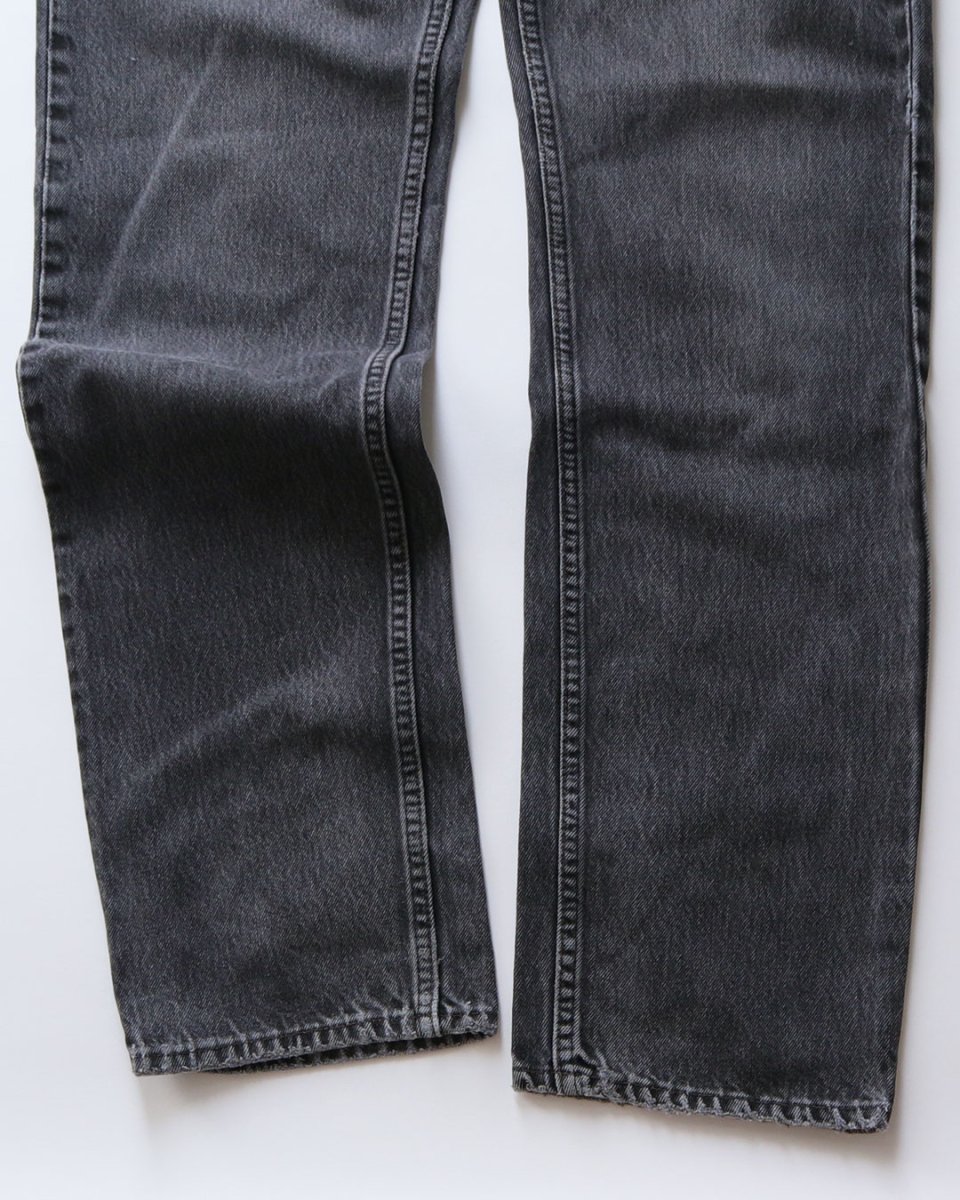 画像4: LEVI'S 501 BLACK DENIM PANTS "made in USA" 【W31 x L33 程度】 (4)