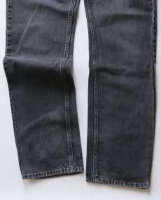 画像4: LEVI'S 501 BLACK DENIM PANTS "made in USA" 【W31 x L33 程度】 (4)