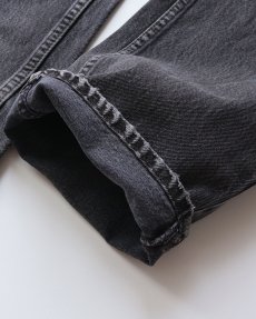画像7: LEVI'S 501 BLACK DENIM PANTS "made in USA" 【W31 x L33 程度】 (7)