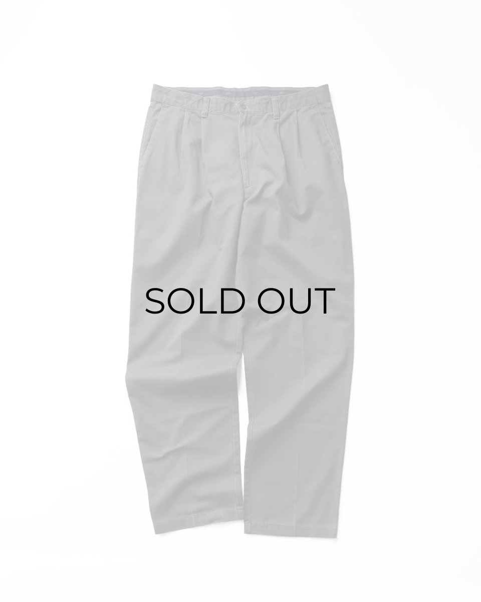 画像1: 〜00's DOCKERS COTTON TWILL TUCK PANTS【W36 x L33 程度】 (1)