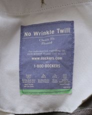 画像9: 〜00's DOCKERS COTTON TWILL TUCK PANTS【W36 x L33 程度】 (9)