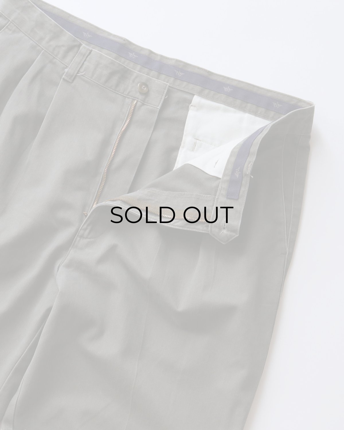 画像3: 〜00's DOCKERS COTTON TWILL TUCK PANTS【W36 x L33 程度】 (3)