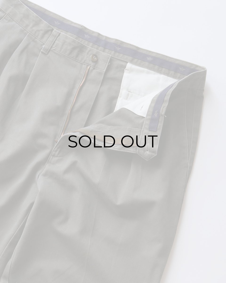 画像3: 〜00's DOCKERS COTTON TWILL TUCK PANTS【W36 x L33 程度】 (3)