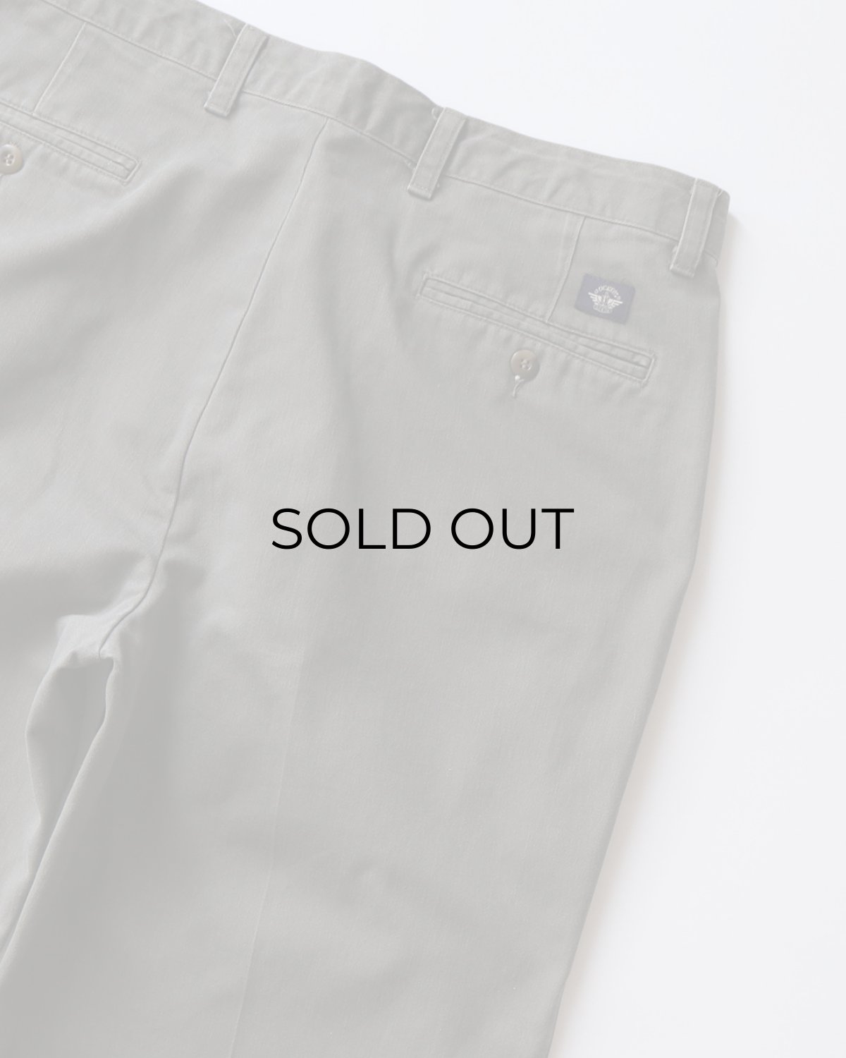 画像5: 〜00's DOCKERS COTTON TWILL TUCK PANTS【W36 x L33 程度】 (5)