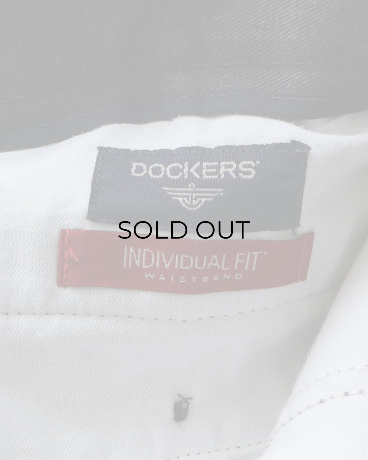 画像7: DOCKERS COTTON POLYESTER TWILL TUCK PANTS【W35 x L31 程度】 (7)