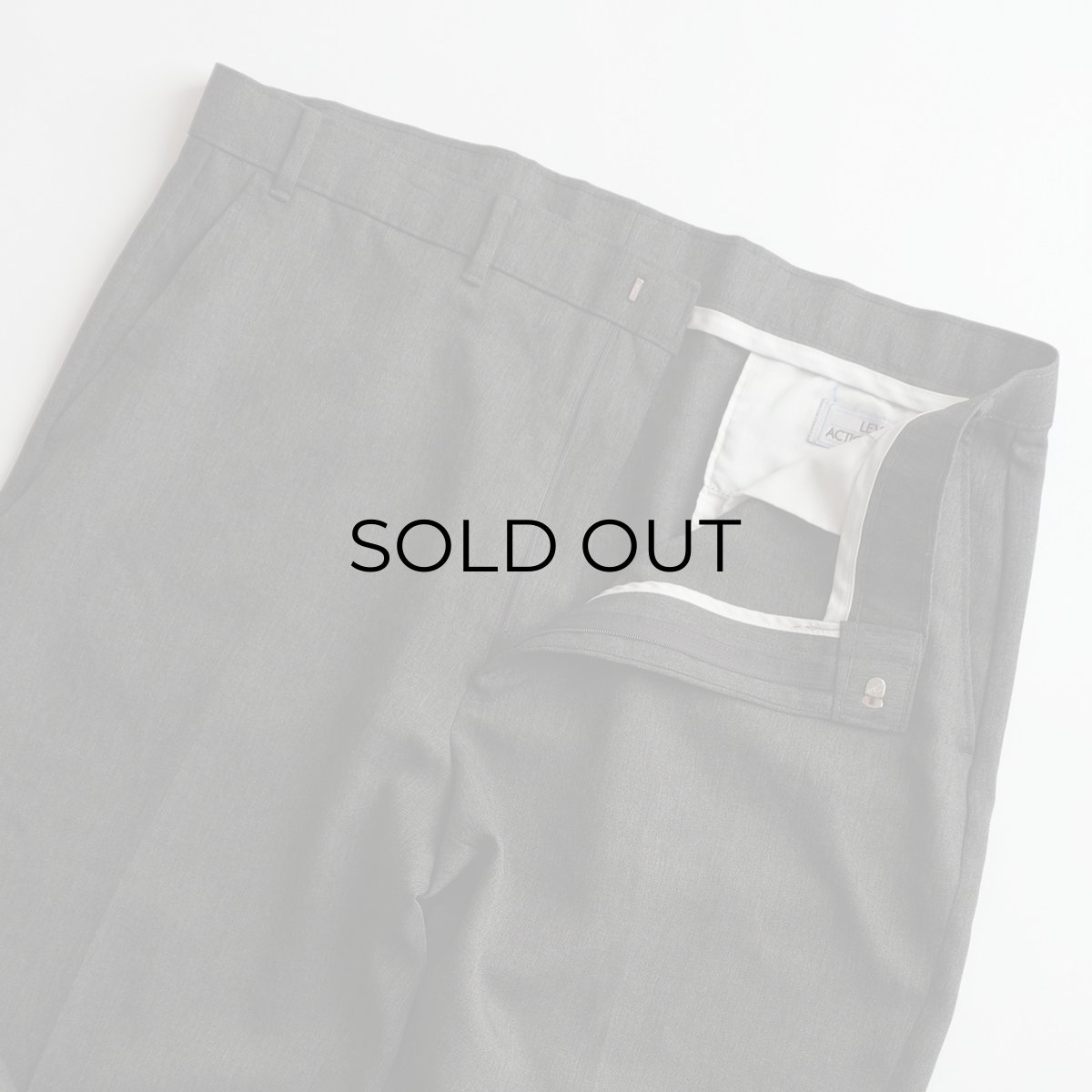 画像3: 〜90's LEVI'S "ACTION SLACKS" POLYESTER SLACKS "MADE IN USA" 【SIZE : W38 x L31 程度】 (3)