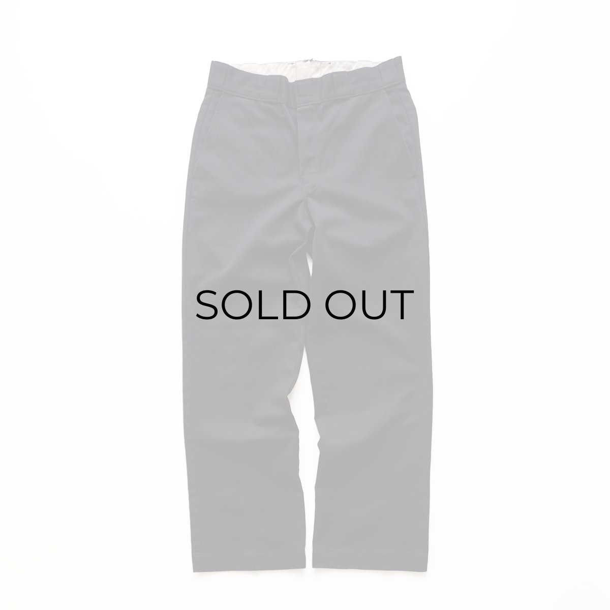 画像1: 〜90's Dickies 874 BLACK COTTON POLYESTER TWILL WORK PANTS "MADE IN USA"【W32 x L29 程度】 (1)