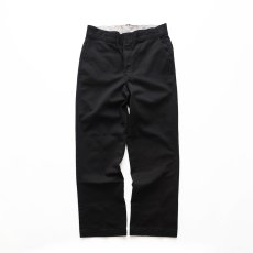 画像1: 〜90's Dickies 874 BLACK COTTON POLYESTER TWILL WORK PANTS "MADE IN USA"【W32 x L29 程度】 (1)