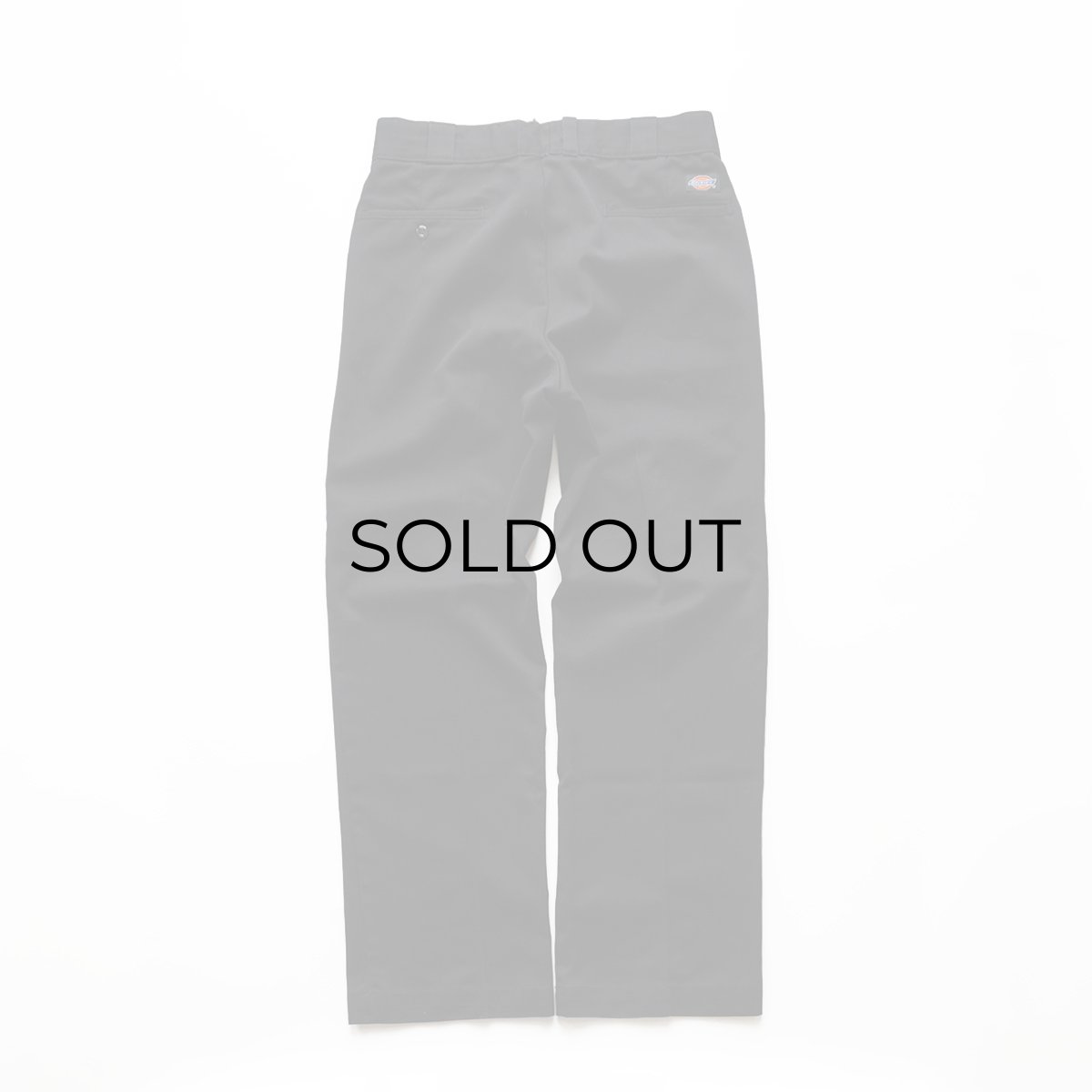 画像3: 〜90's Dickies 874 BLACK COTTON POLYESTER TWILL WORK PANTS "MADE IN USA"【W32 x L29 程度】 (3)