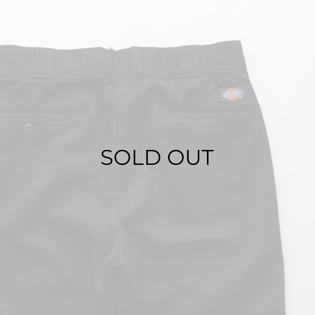 画像6: 〜90's Dickies 874 BLACK COTTON POLYESTER TWILL WORK PANTS "MADE IN USA"【W32 x L29 程度】 (6)