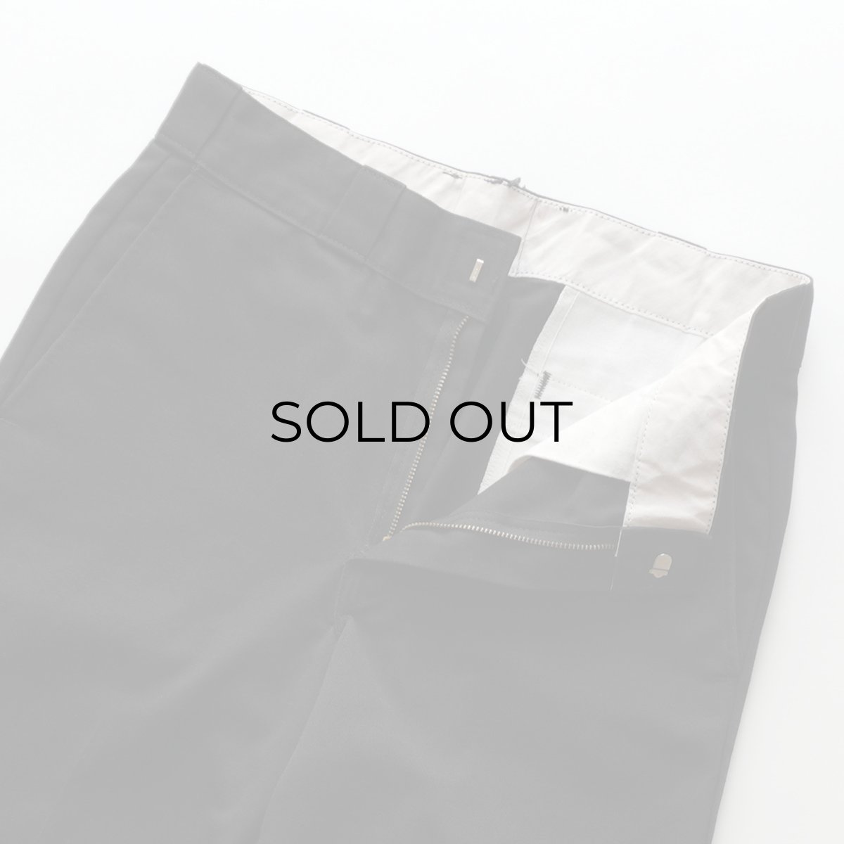 画像4: 〜90's Dickies 874 BLACK COTTON POLYESTER TWILL WORK PANTS "MADE IN USA"【W32 x L29 程度】 (4)